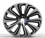 WD0238 alloy wheel – Gloss Black Machined Face, photo 2