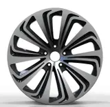WD0238 alloy wheel – Gloss Black Machined Face, photo 1