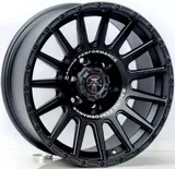 WD026 alloy wheel – Matte Black + Milled Lettering, photo 2