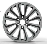 WD0263 alloy wheel – Gloss Black Machined Face, photo 2