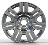 WD0264 alloy wheel – Polished + Brushed Rim, photo 3
