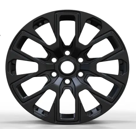 WD0267 alloy wheel rim – Matte Black (Full Paint)