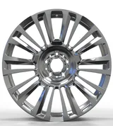 WD0268 alloy wheel – Polished + Brushed Rim, photo 2