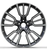 WD0290 alloy wheel – Gunmetal Machined Face, photo 2