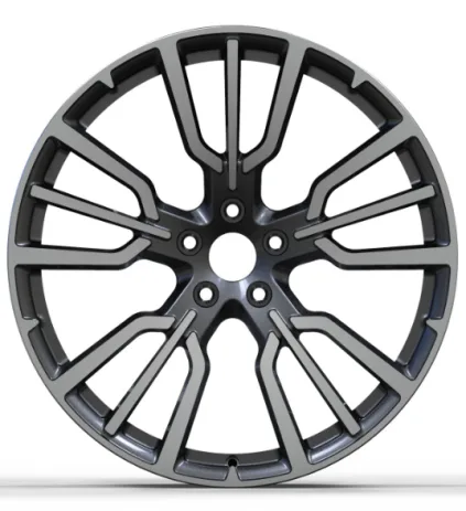 WD0290 alloy wheel rim – Gunmetal Machined Face