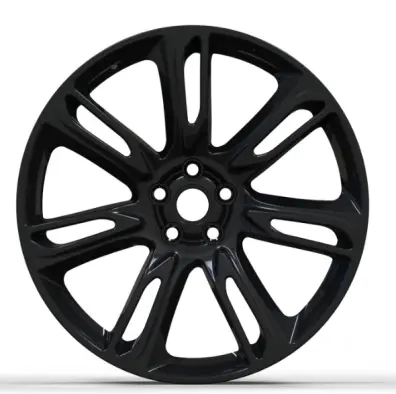 WD0297 alloy wheel rim – Gloss Black (Full Paint)