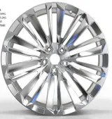 WD0312 alloy wheel, photo 2