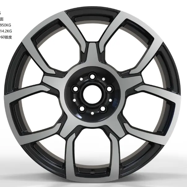 WD0313 alloy wheel rim – Gloss Black Machined Face