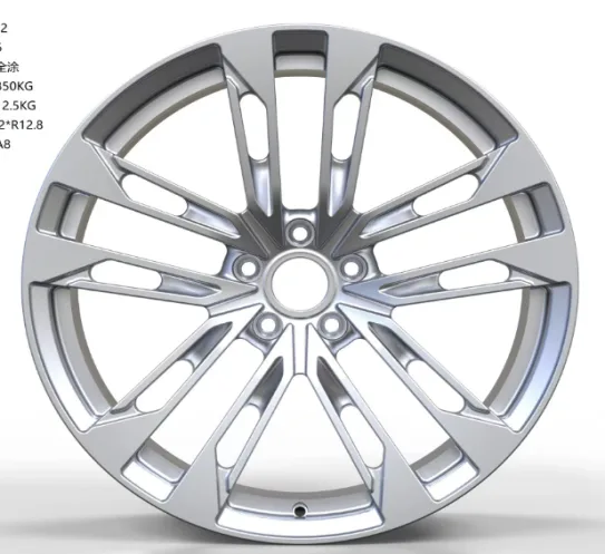 WD0314 alloy wheel rim – Silver (Full Paint)