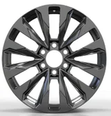 WD0324 alloy wheel – Hyper Black (Full Paint), photo 2