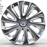 WD0326 alloy wheel – Gunmetal + Polished, photo 2