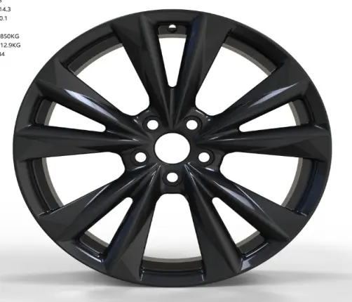 WD0338 alloy wheel rim – Gloss Black (Full Paint)