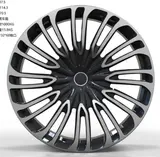 WD0343 alloy wheel – Gloss Black Machined Face, photo 2