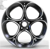 WD0347 alloy wheel – Gloss Black Machined Face, photo 1