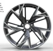 WD0352 alloy wheel rim – Gunmetal Machined Face