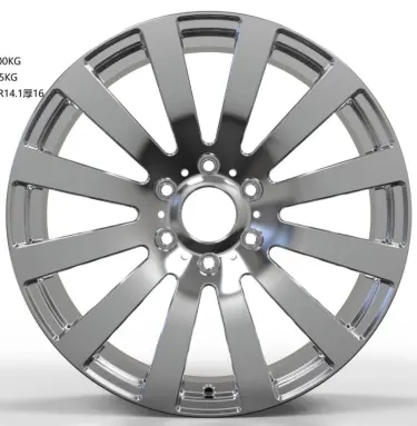 WD0370 alloy wheel rim – Polished + Brushed Rim