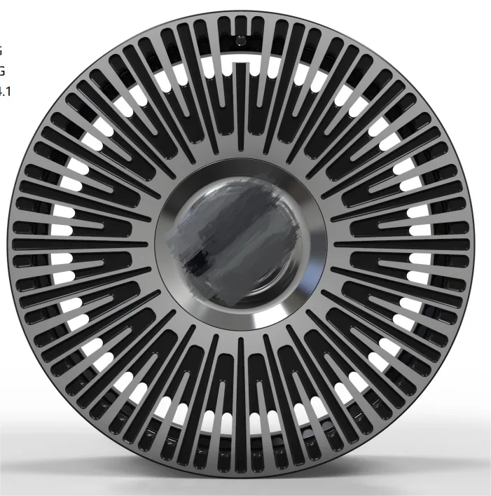 WD0375 alloy wheel rim – Gloss Black Machined Face