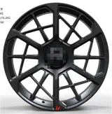 WD0385 alloy wheel – Matte Black + Red Lettering, photo 3