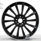 WD0393 alloy wheel – Gloss Black Machined Lip, photo 2