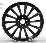 WD0393 alloy wheel – Gloss Black Machined Lip, photo 1