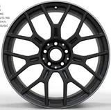 WD0394 alloy wheel – Matte Black Machined Lip, photo 2