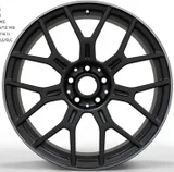 WD0394 alloy wheel – Matte Black Machined Lip, photo 1