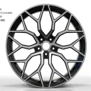 WD0398 alloy wheel rim – Gloss Black (Full Paint)