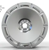 WD0400 alloy wheel – Polished + Brushed Rim, photo 2