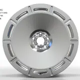 WD0400 alloy wheel – Polished, photo 1