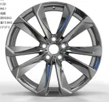 WD0402 alloy wheel – Black Chrome Plating, photo 1