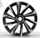 WD0411 alloy wheel – Gloss Black Machined Face, photo 1