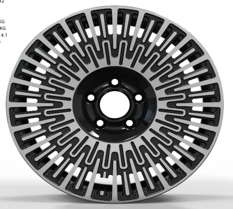 WD0415 alloy wheel rim – Gloss Black Machined Face