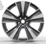 WD0422 alloy wheel – Matte Black Machined Face, photo 2