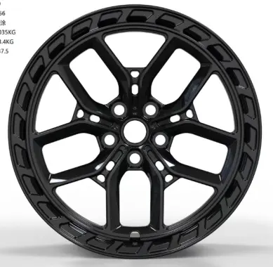 WD0423 alloy wheel rim – Gloss Black (Full Paint)