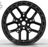 WD0423 alloy wheel – Gloss Black (Full Paint), photo 1