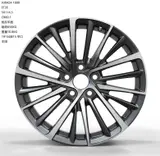 WD0424 alloy wheel – Gunmetal Machined Face, photo 1