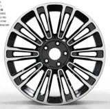 WD0425 alloy wheel – Gloss Black Machined Face, photo 2