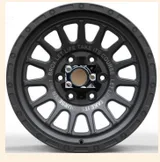 WD0428 alloy wheel – Matte Gunmetal + Milled Lettering, photo 2