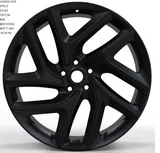 WD0429 alloy wheel – Matte Black (Full Paint), photo 2