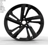 WD0432 alloy wheel – Gloss Black (Full Paint), photo 2