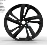 WD0432 alloy wheel – Gloss Black (Full Paint), photo 2