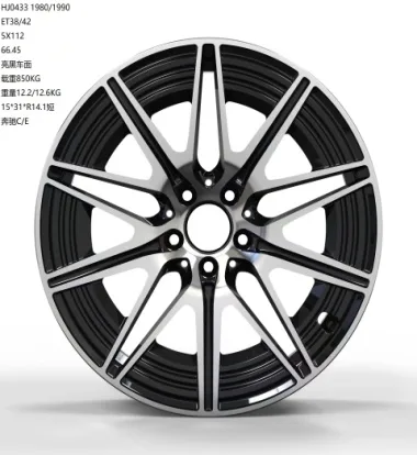 WD0433 alloy wheel rim – Gloss Black Machined Face