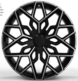 WD0437 alloy wheel – Gloss Black Machined Face, photo 1