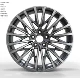 WD0438 alloy wheel – Gunmetal Machined Face, photo 2