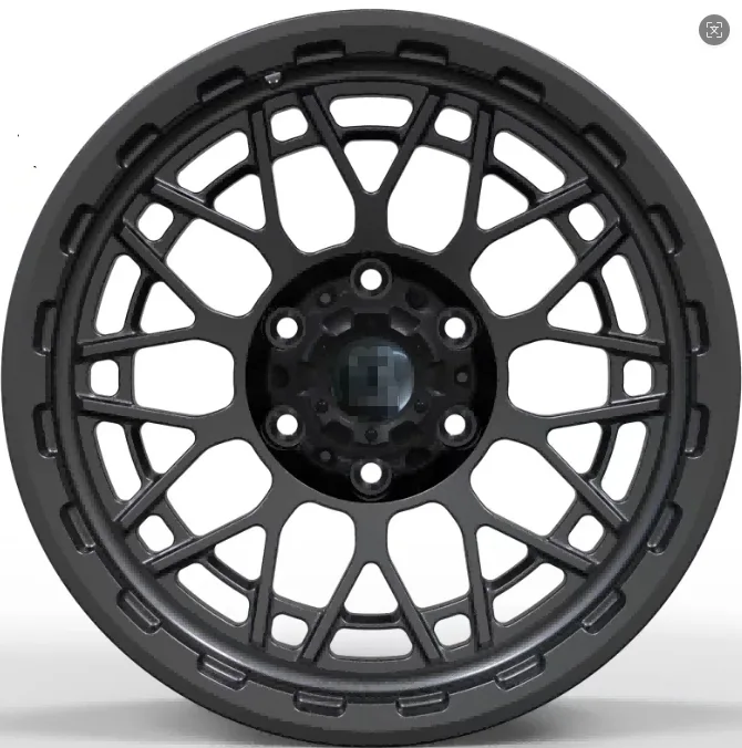 WD0442 alloy wheel rim – Matte Black (Full Paint)