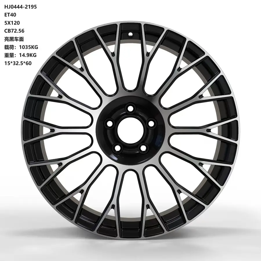 WD0444 alloy wheel rim – Gloss Black Machined Face