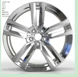 WD0445 alloy wheel – Polished + Brushed Rim, photo 2