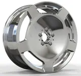 WD0460 alloy wheel – Polished + Brushed Rim, photo 2