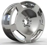 WD0460 alloy wheel – Polished, photo 1