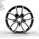 WD0462 alloy wheel – Gloss Black + Polished, photo 1